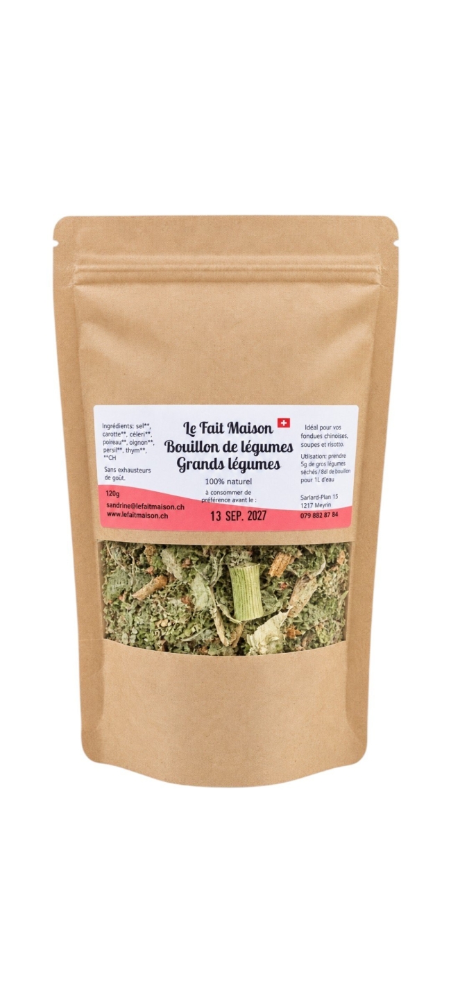Bouillon de légumes fondue chinoise